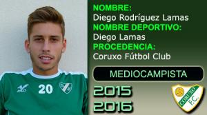 Diego Lamas (Coruxo F.C.) - 2015/2016